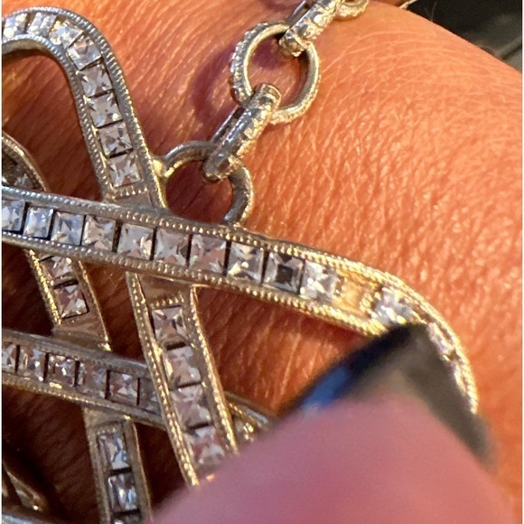 Chanel 2016 Strass link light gold + Swarovski crystal bracelet in original box - Picture 6 of 14